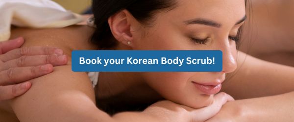 korean body scrub banner