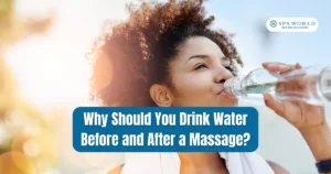 drinking water before and after massage - feature image