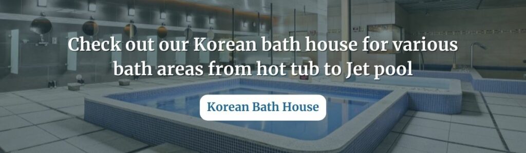 Korean bath house banner