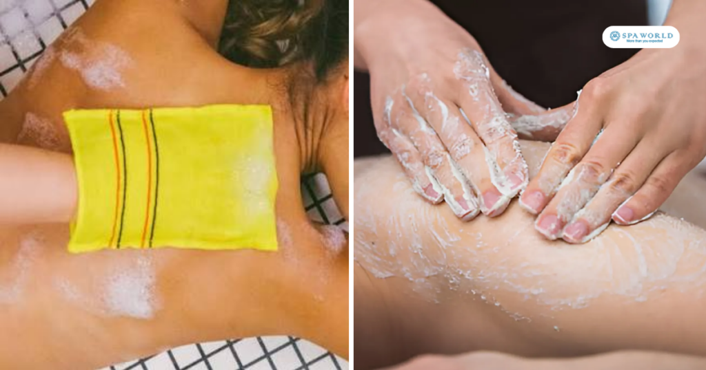 Korean body scrub vs regular exfoliation